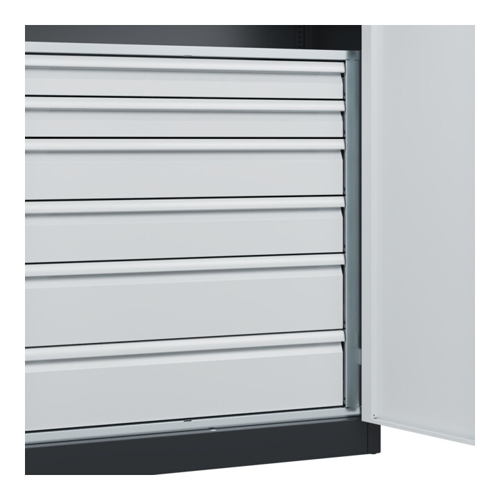 C+P Armoire lourde Acurado Pro 1950 x 1000 x 500 mm 7021/7035