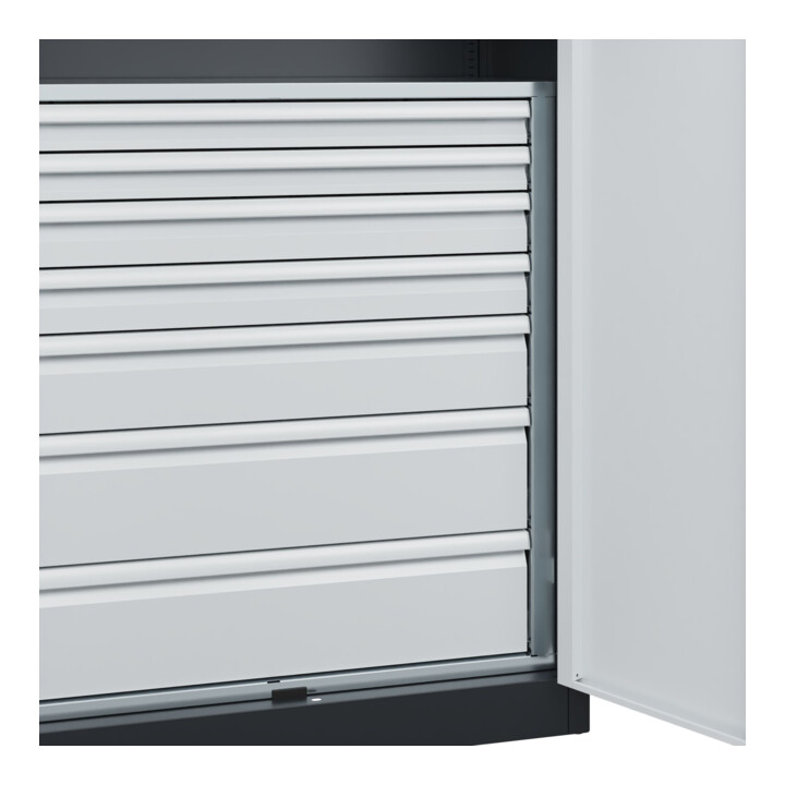 C+P Armoire lourde Acurado Pro 1950 x 1000 x 500 mm 7021/7035