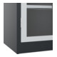 C+P Armoire lourde Acurado Pro 1950 x 1000 x 500 mm 7021/7035