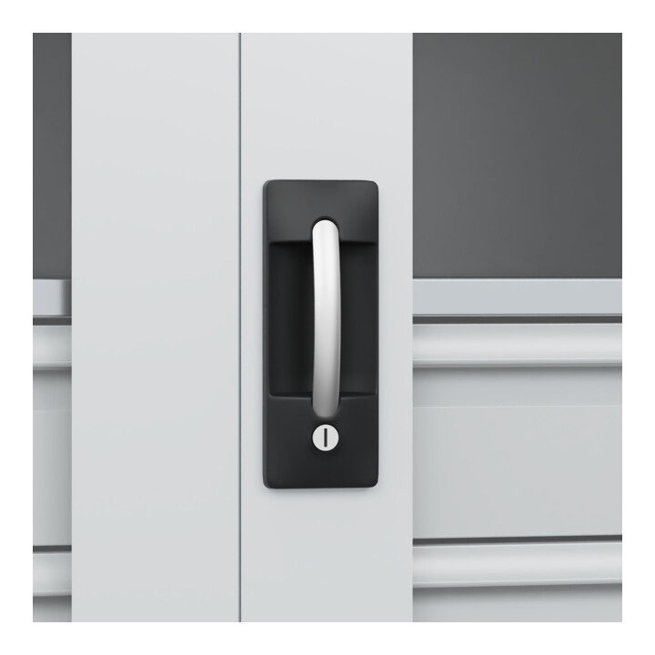 C+P Armoire lourde Acurado Pro 1950 x 1000 x 500 mm 7021/7035