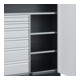 C+P Armoire lourde Acurado Pro 1950 x 1000 x 500 mm 7021/7035