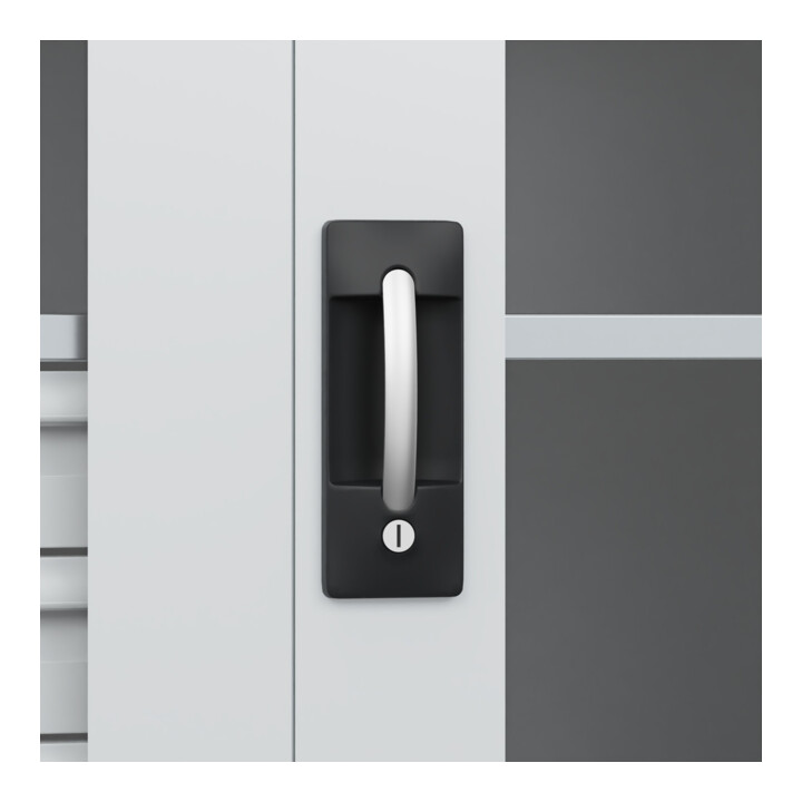 C+P Armoire lourde Acurado Pro 1950 x 1000 x 500 mm 7021/7035