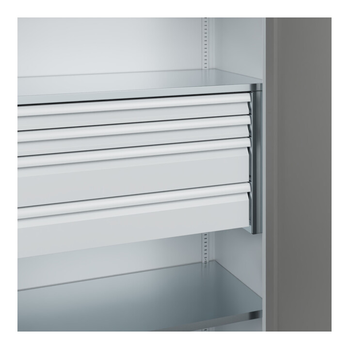 C+P Armoire lourde Acurado Pro 1950 x 1000 x 500 mm 7035/0004