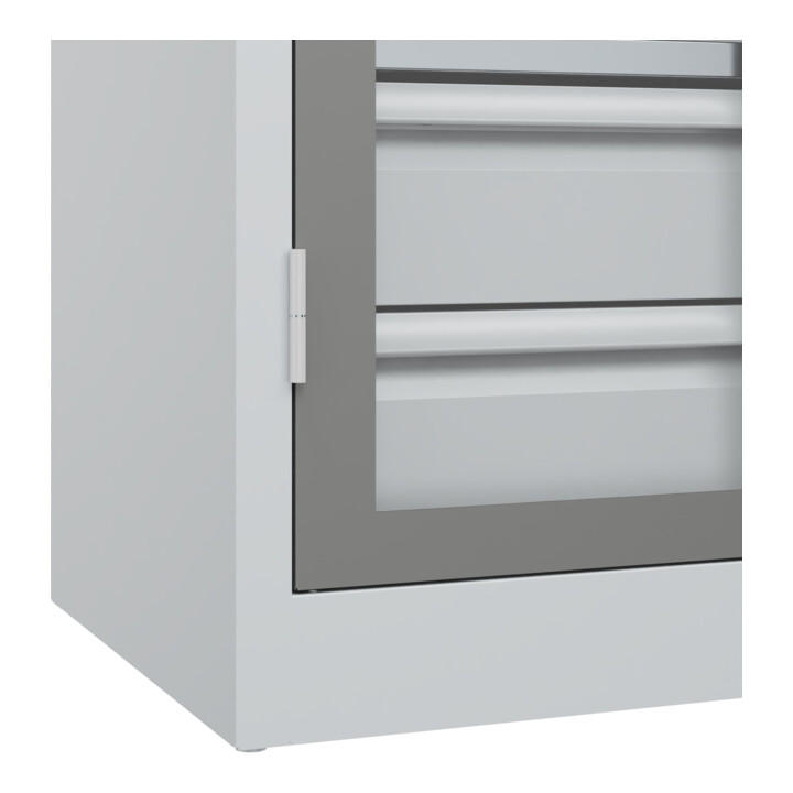 C+P Armoire lourde Acurado Pro 1950 x 1000 x 500 mm 7035/0004