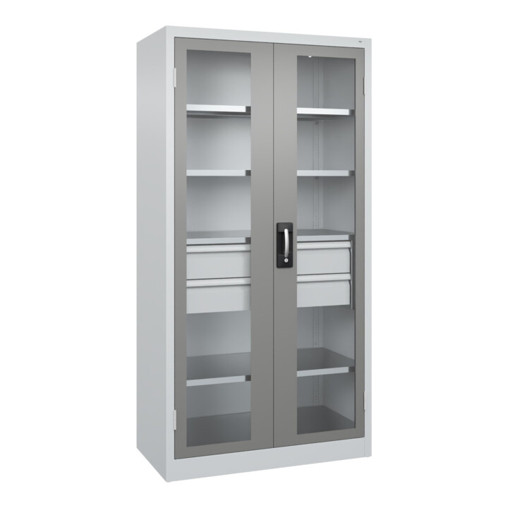 C+P Armoire lourde Acurado Pro 1950 x 1000 x 500 mm 7035/0004