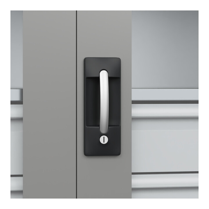 C+P Armoire lourde Acurado Pro 1950 x 1000 x 500 mm 7035/0004