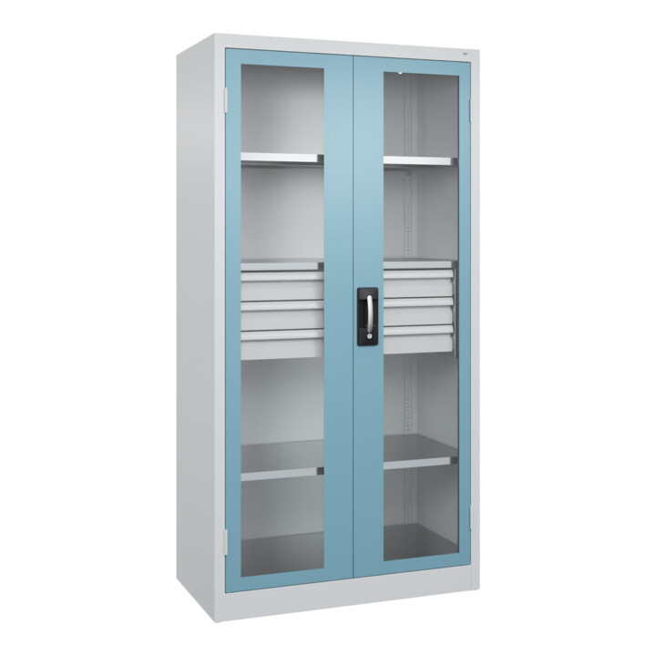C+P Armoire lourde Acurado Pro 1950 x 1000 x 500 mm 7035/0010