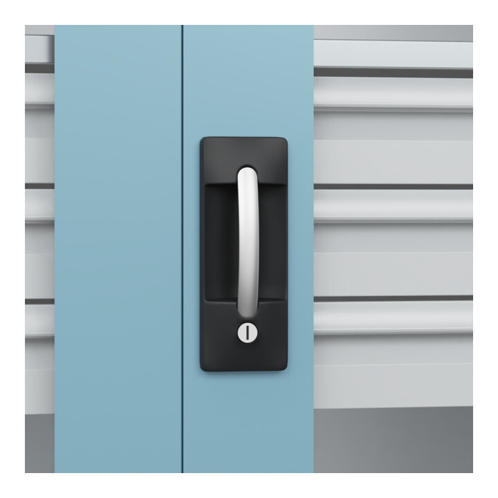 C+P Armoire lourde Acurado Pro 1950 x 1000 x 500 mm 7035/0010