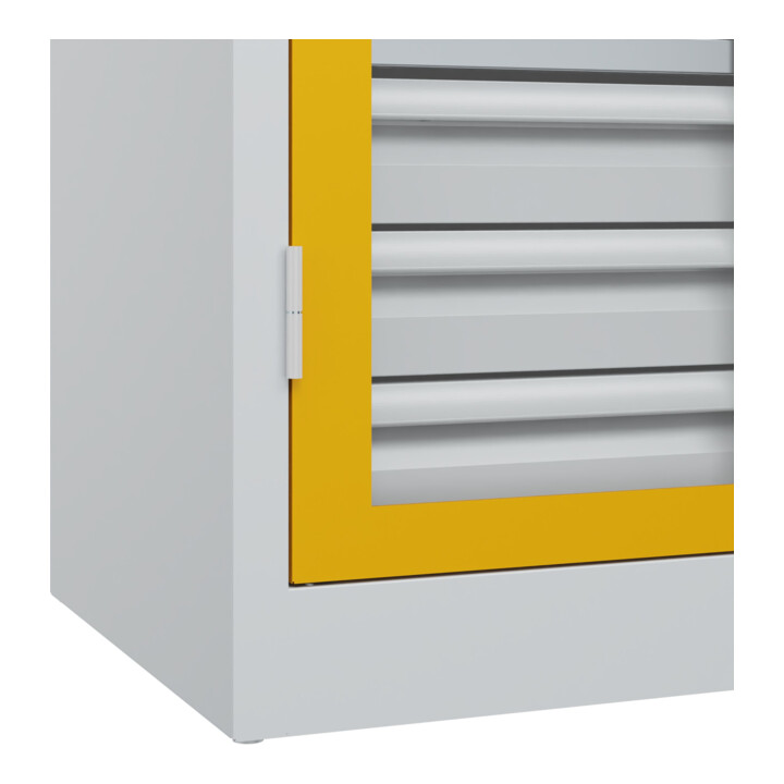 C+P Armoire lourde Acurado Pro 1950 x 1000 x 500 mm 7035/1004