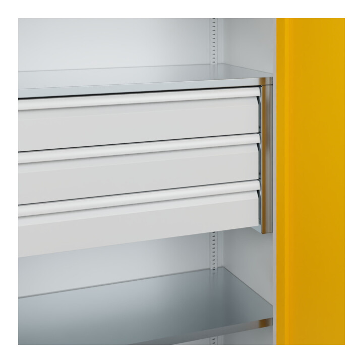 C+P Armoire lourde Acurado Pro 1950 x 1000 x 500 mm 7035/1004