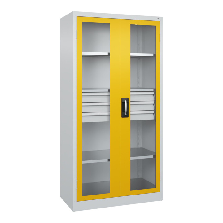 C+P Armoire lourde Acurado Pro 1950 x 1000 x 500 mm 7035/1004