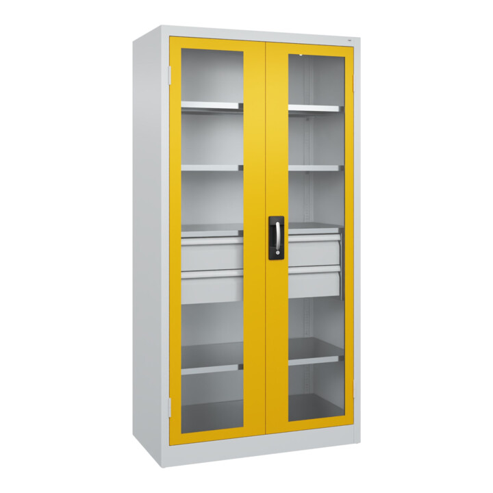 C+P Armoire lourde Acurado Pro 1950 x 1000 x 500 mm 7035/1004