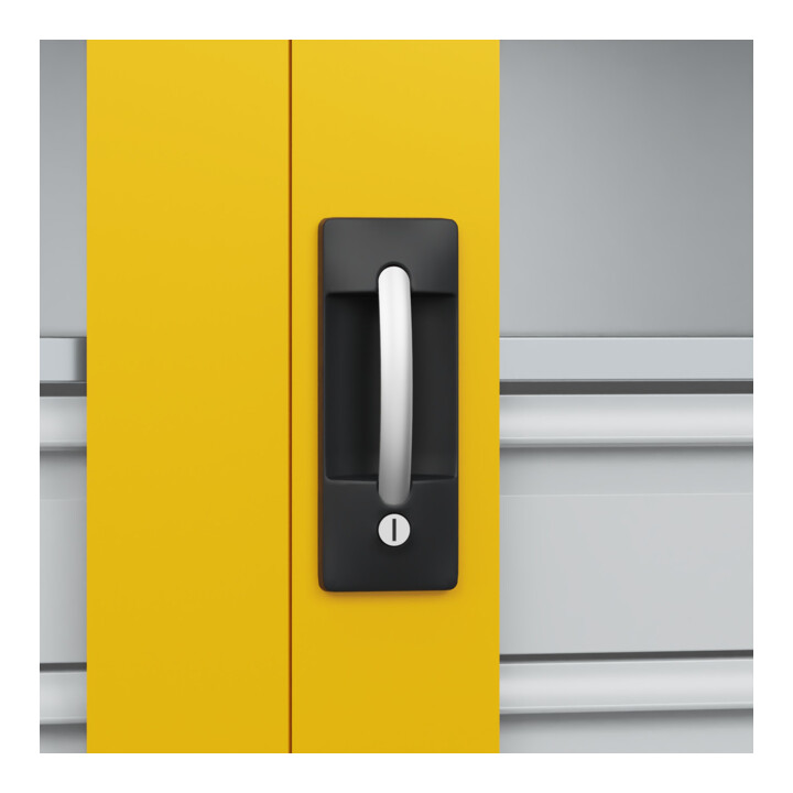 C+P Armoire lourde Acurado Pro 1950 x 1000 x 500 mm 7035/1004