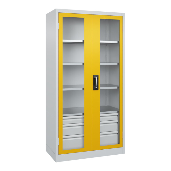 C+P Armoire lourde Acurado Pro 1950 x 1000 x 500 mm 7035/1004