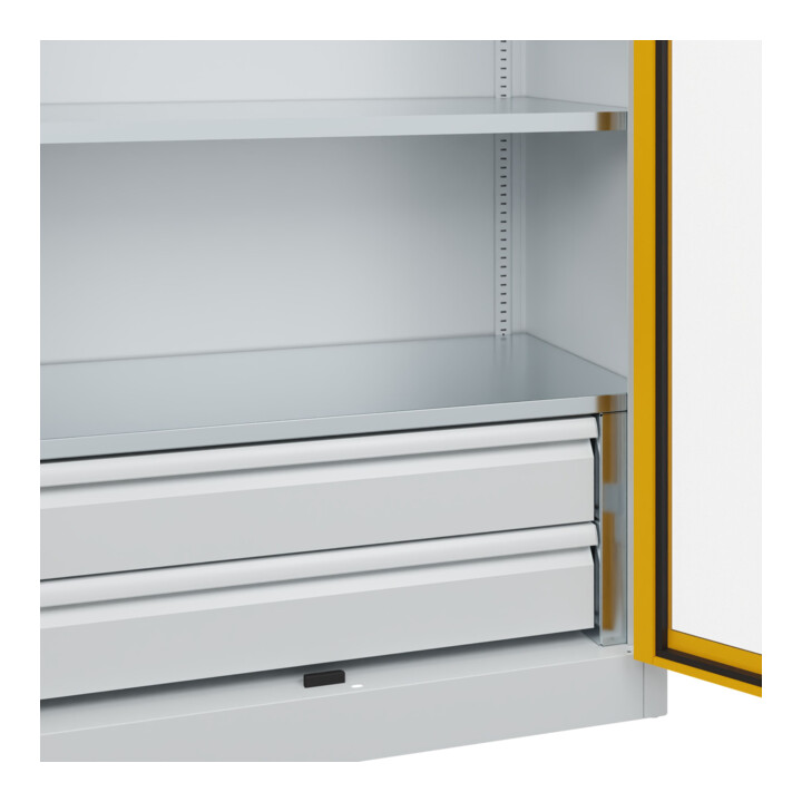 C+P Armoire lourde Acurado Pro 1950 x 1000 x 500 mm 7035/1004