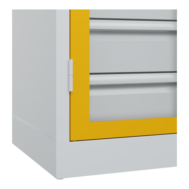 C+P Armoire lourde Acurado Pro 1950 x 1000 x 500 mm 7035/1004
