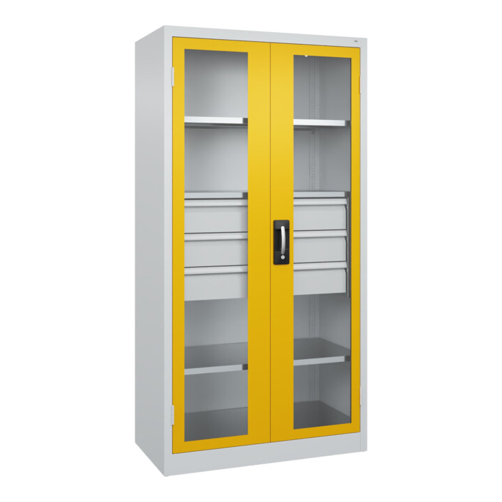 C+P Armoire lourde Acurado Pro 1950 x 1000 x 500 mm 7035/1004