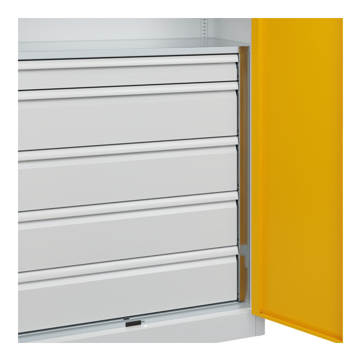 C+P Armoire lourde Acurado Pro 1950 x 1000 x 500 mm 7035/1004