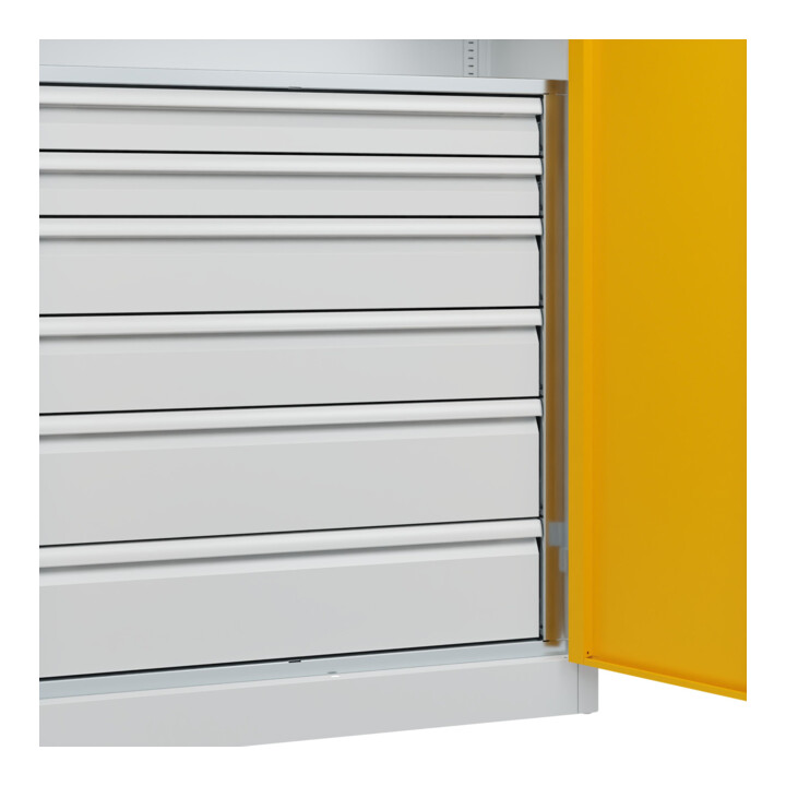 C+P Armoire lourde Acurado Pro 1950 x 1000 x 500 mm 7035/1004