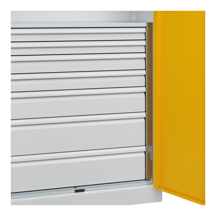 C+P Armoire lourde Acurado Pro 1950 x 1000 x 500 mm 7035/1004