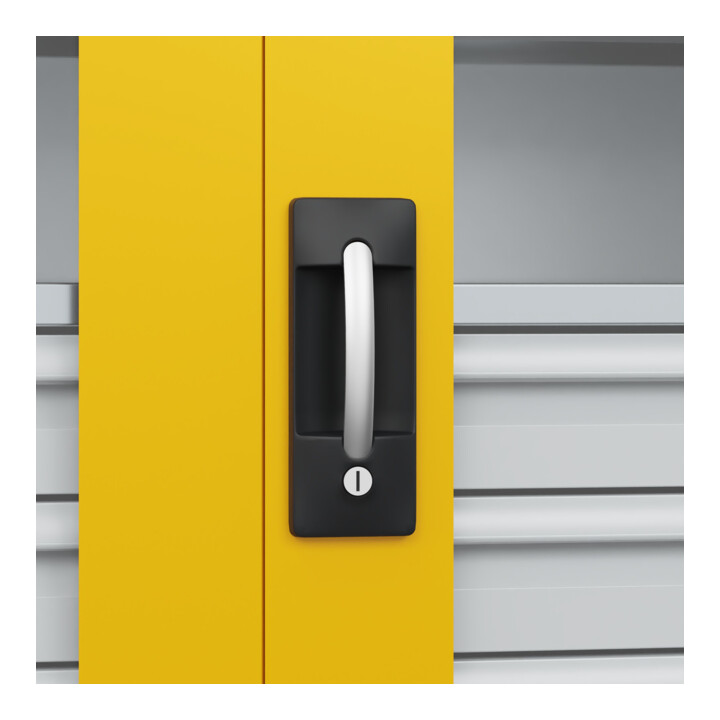 C+P Armoire lourde Acurado Pro 1950 x 1000 x 500 mm 7035/1004