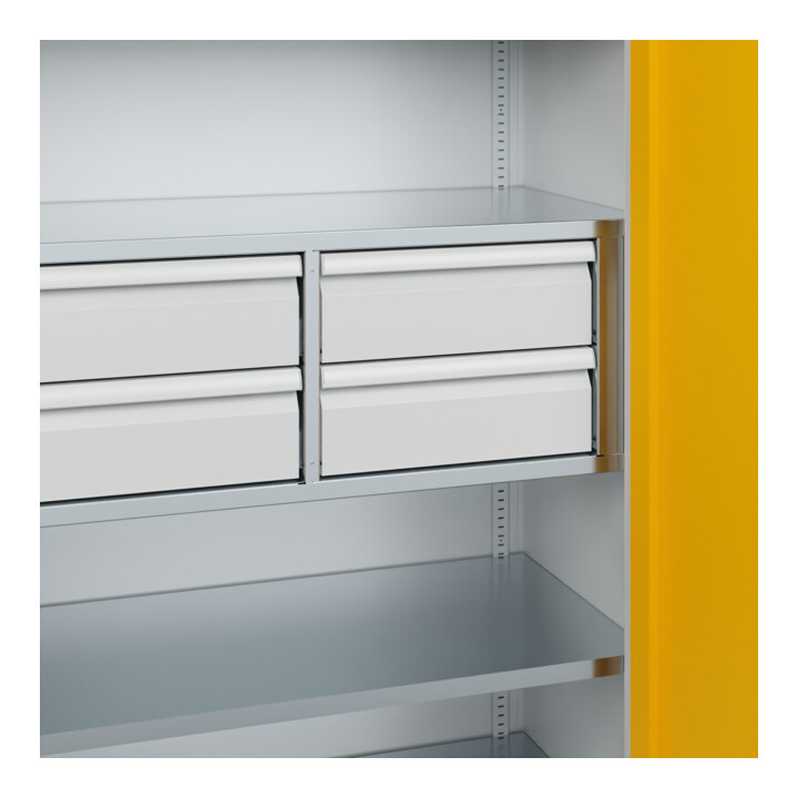 C+P Armoire lourde Acurado Pro 1950 x 1000 x 500 mm 7035/1004