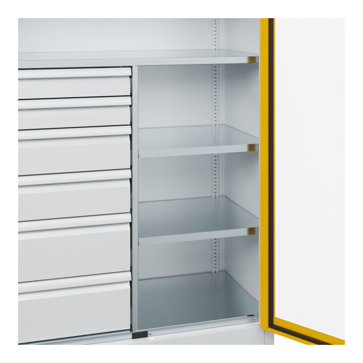 C+P Armoire lourde Acurado Pro 1950 x 1000 x 500 mm 7035/1004