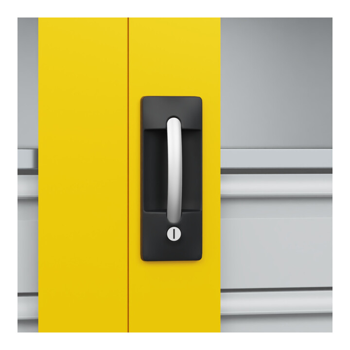 C+P Armoire lourde Acurado Pro 1950 x 1000 x 500 mm 7035/1023