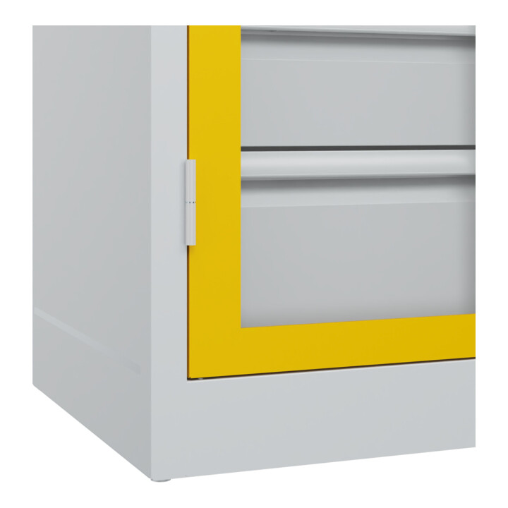C+P Armoire lourde Acurado Pro 1950 x 1000 x 500 mm 7035/1023