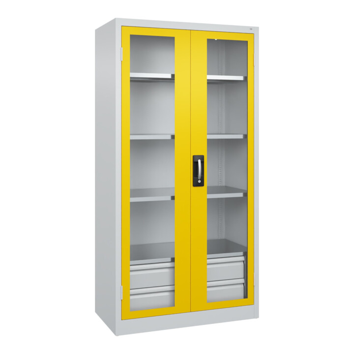 C+P Armoire lourde Acurado Pro 1950 x 1000 x 500 mm 7035/1023