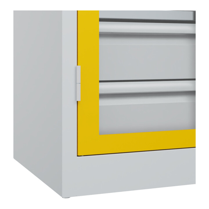 C+P Armoire lourde Acurado Pro 1950 x 1000 x 500 mm 7035/1023