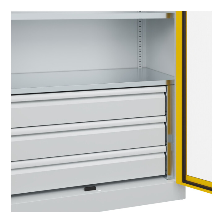 C+P Armoire lourde Acurado Pro 1950 x 1000 x 500 mm 7035/1023