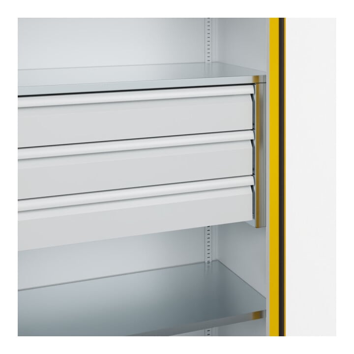 C+P Armoire lourde Acurado Pro 1950 x 1000 x 500 mm 7035/1023
