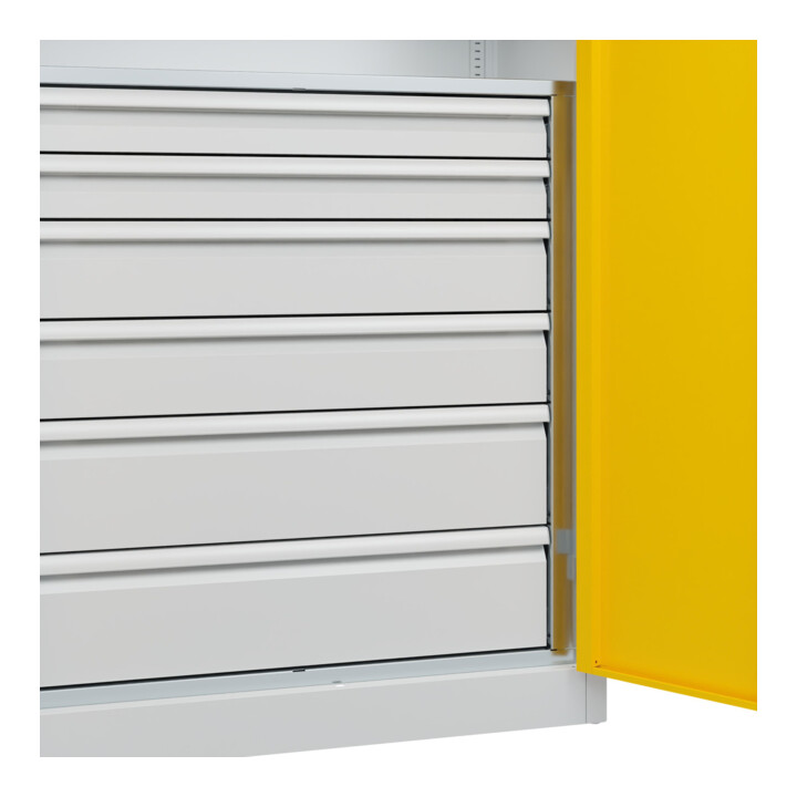 C+P Armoire lourde Acurado Pro 1950 x 1000 x 500 mm 7035/1023