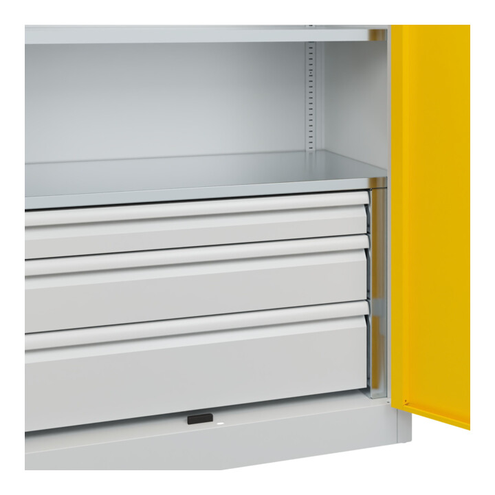 C+P Armoire lourde Acurado Pro 1950 x 1000 x 500 mm 7035/1023
