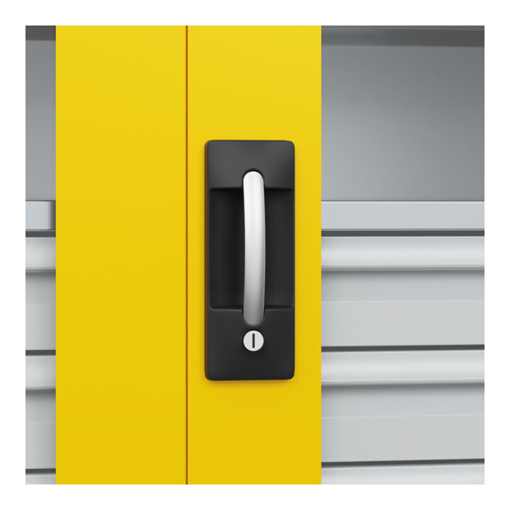 C+P Armoire lourde Acurado Pro 1950 x 1000 x 500 mm 7035/1023