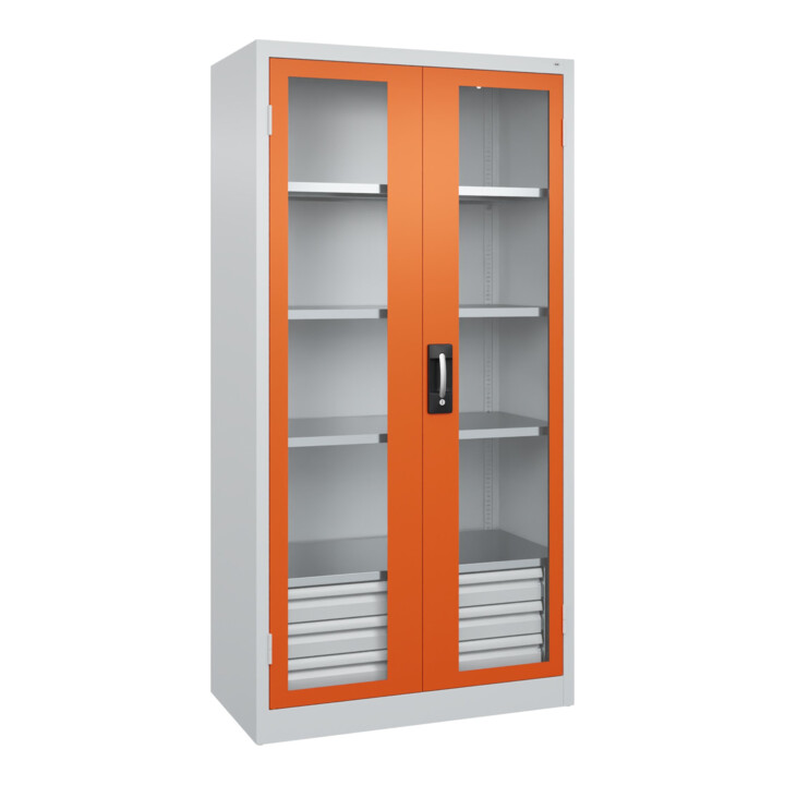 C+P Armoire lourde Acurado Pro 1950 x 1000 x 500 mm 7035/2004