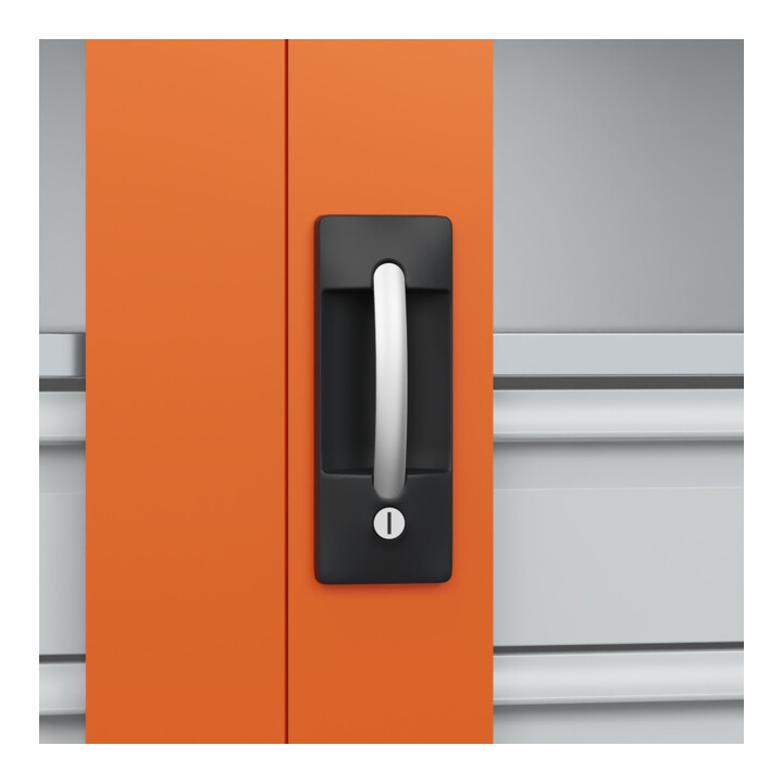 C+P Armoire lourde Acurado Pro 1950 x 1000 x 500 mm 7035/2004