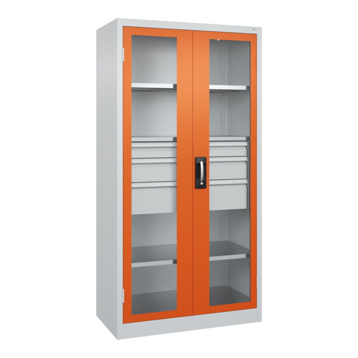 C+P Armoire lourde Acurado Pro 1950 x 1000 x 500 mm 7035/2004
