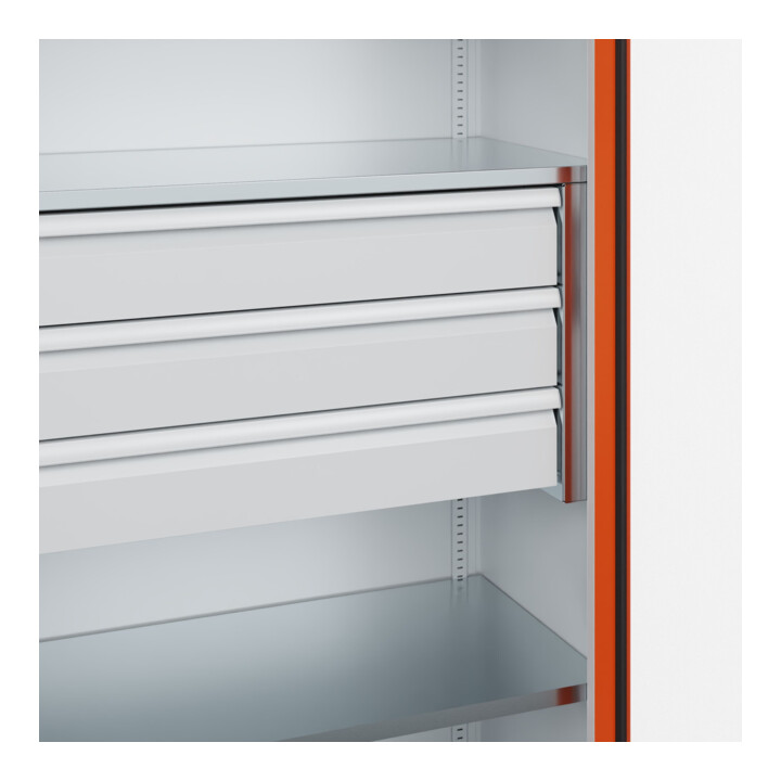 C+P Armoire lourde Acurado Pro 1950 x 1000 x 500 mm 7035/2004