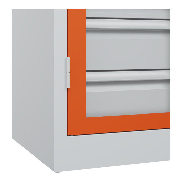 C+P Armoire lourde Acurado Pro 1950 x 1000 x 500 mm 7035/2004