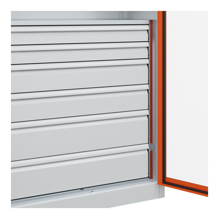 C+P Armoire lourde Acurado Pro 1950 x 1000 x 500 mm 7035/2004