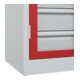 C+P Armoire lourde Acurado Pro 1950 x 1000 x 500 mm 7035/3000