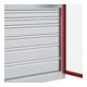 C+P Armoire lourde Acurado Pro 1950 x 1000 x 500 mm 7035/3000