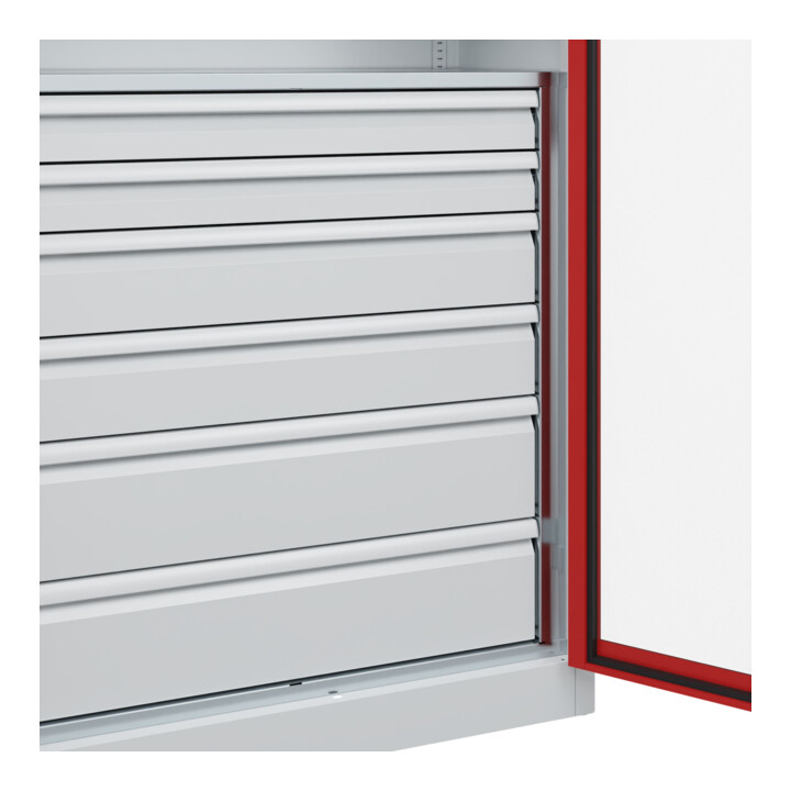 C+P Armoire lourde Acurado Pro 1950 x 1000 x 500 mm 7035/3000
