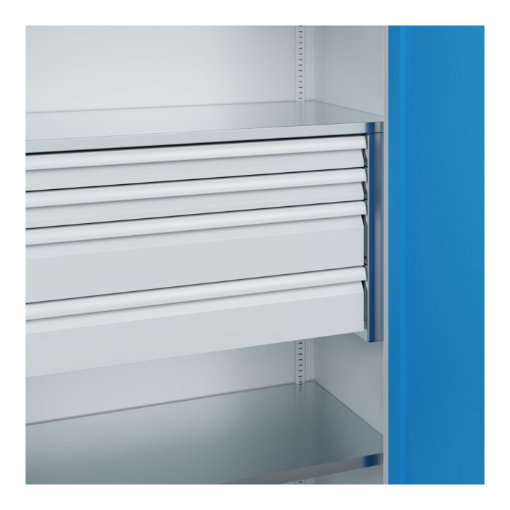 C+P Armoire lourde Acurado Pro 1950 x 1000 x 500 mm 7035/5012