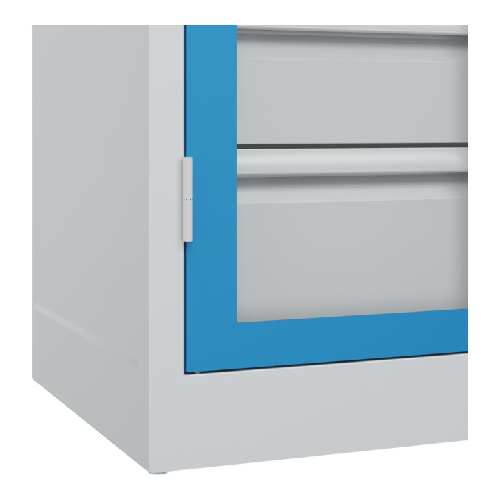 C+P Armoire lourde Acurado Pro 1950 x 1000 x 500 mm 7035/5012