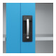 C+P Armoire lourde Acurado Pro 1950 x 1000 x 500 mm 7035/5012