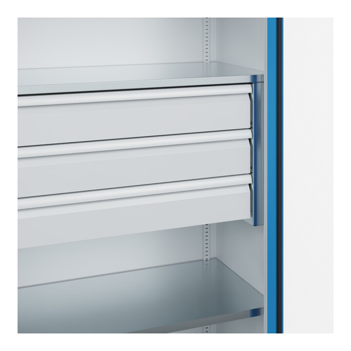 C+P Armoire lourde Acurado Pro 1950 x 1000 x 500 mm 7035/5012