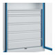 C+P Armoire lourde Acurado Pro 1950 x 1000 x 500 mm 7035/5012